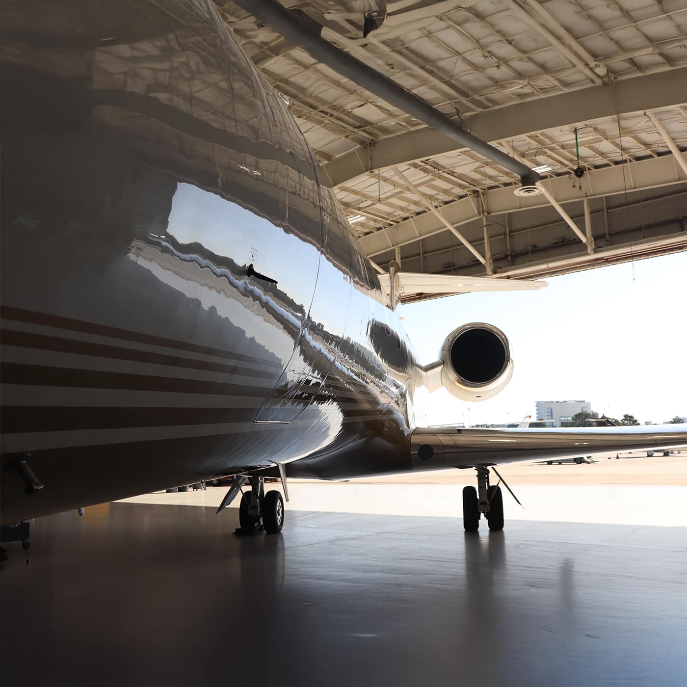 Gulfstream aircraft image close up