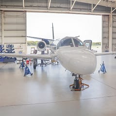 exterior of jet aircraft small